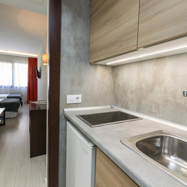 غرفة بسرير مزدوج أو سريرين منفصلين، Apartamentos Recoletos 5/9