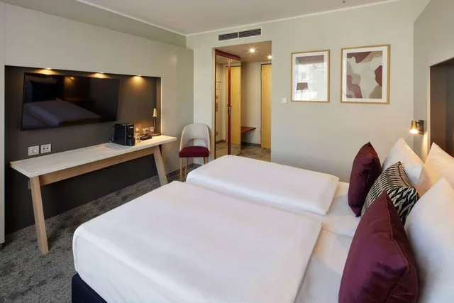 غرفة ديلوكس بسرير فردي، Ramada by Wyndham Essen 4/10