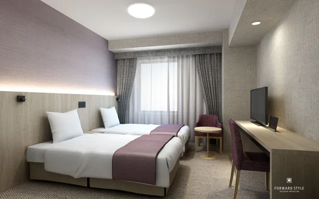 غرفة عائلية ثلاثية، Hiyori Hotel Osaka Namba Station 1/2