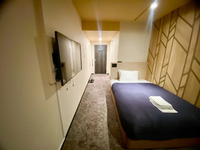 Room, Semi Double Bed, Hotel Livemax BUDGET Tokyo Hamura Ekimae 6/8