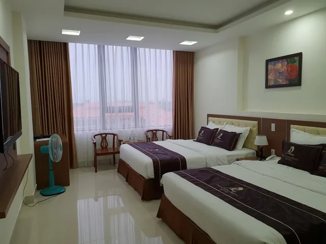 غرفة ديلوكس بسرير مزدوج أو سريرين منفصلين، Phu Cuong Beach Hotel 3/8