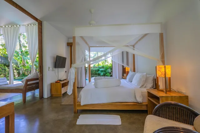 فيلا بسريرين منفصلين وسريرين كينج بـ3 غرف نوم بمسبح خاص، De Ubud Villas Spa 3/10