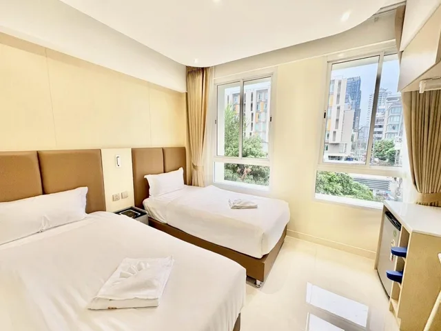 غرفة بسريرين منفصلين، ABC QQ Hotel 7/10