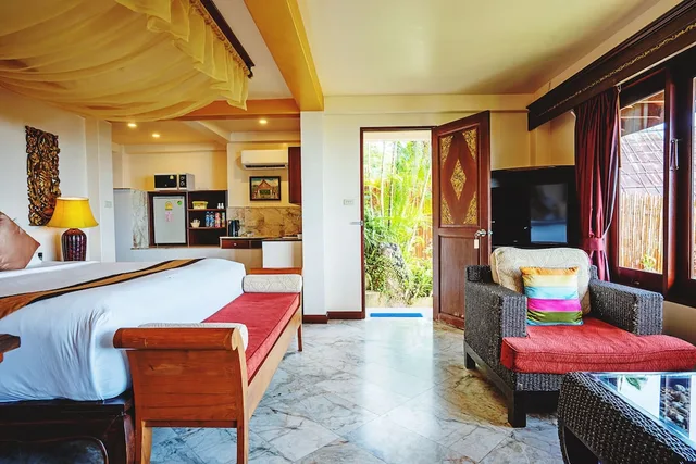 استوديو بسرير كينج بجاكوزي، Sandalwood Luxury Villas Koh Samui 3/11