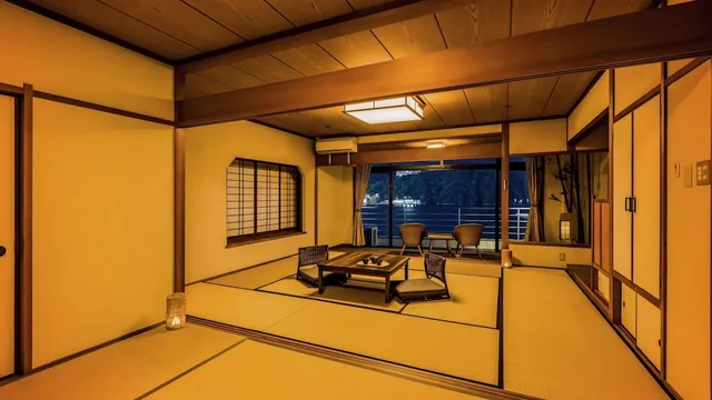 غرفة يابانية قياسية بفرشتي فوتون بغرفتين بحوض استحمام، Yukai Resort Premium Koshinoyu 3/6