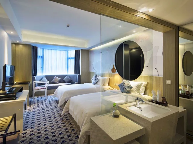 غرفة ديلوكس بسريرين منفصلين، Paco Hotel (Guangzhou Tianhebei Tianpingjia Metro Station) 2/2