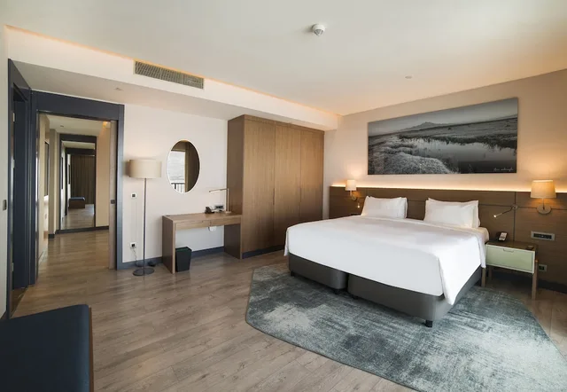 جناح بسرير كينج بإطلالة على الجبل بشرفة، Radisson Blu Hotel Mount Erciyes 8/10