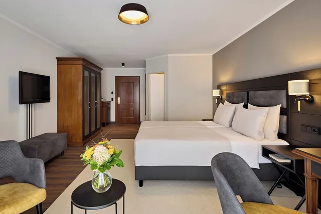 غرفة سوبيريور بسريرين منفصلين، Dorint Marc Aurel Spa & Golf Resort 9/10