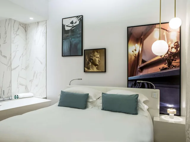 غرفة فاخرة بسرير مزدوج، Sofitel Rome Villa Borghese Hotel 3/7