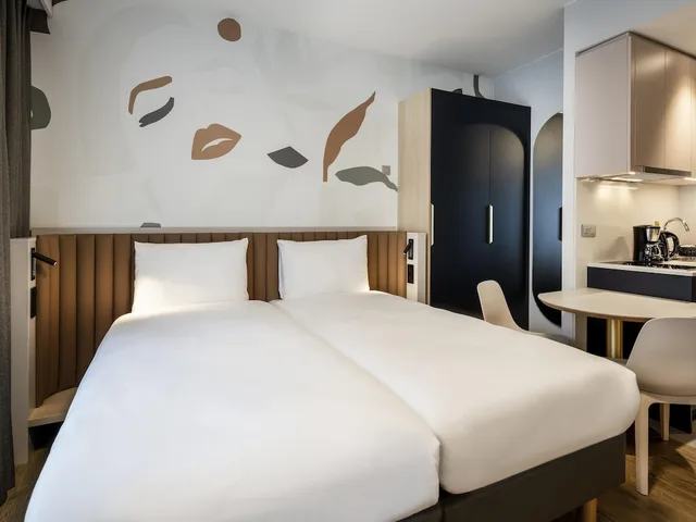 Elegant, Studio, Double Bed، Aparthotel Adagio Access Brussels Delta 2/9