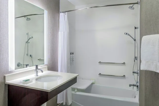 جناح بسريرين مزدوجين مع سرير سحّاب إضافي لذوي الإعاقة، Springhill Suites Norfolk Virginia Beach 3/10