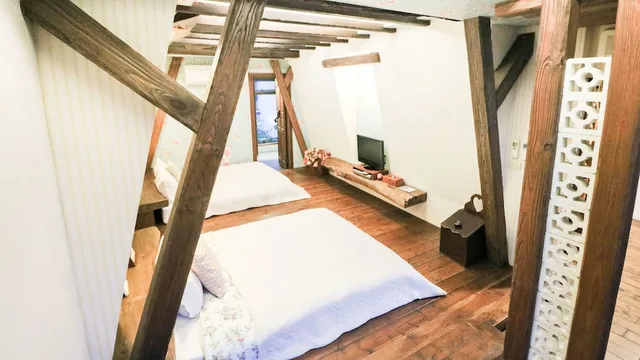Room, 2 Double Beds, with Fan، Fanlin House 3/5