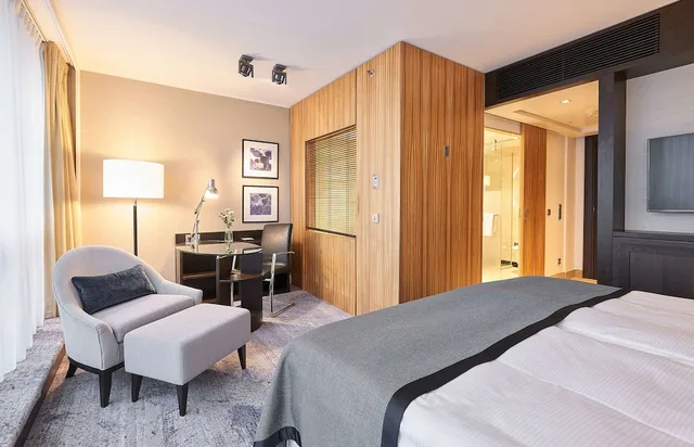 غرفة سوبيريور بسرير كينج بإطلالة على المدينة، Hotel Ko59 Dusseldorf - Member of Hommage Luxury Hotels Collection 5/10