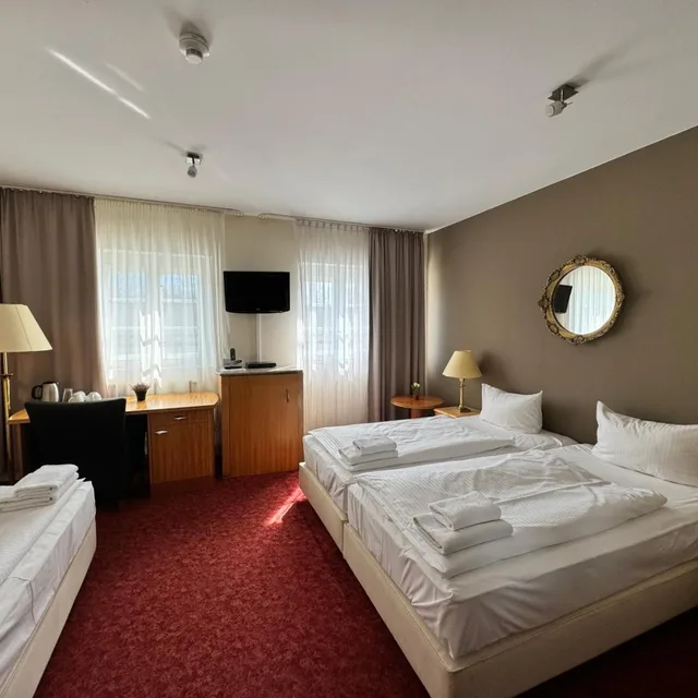 غرفة عائلية، Wannsee Hof Hotel 3/6