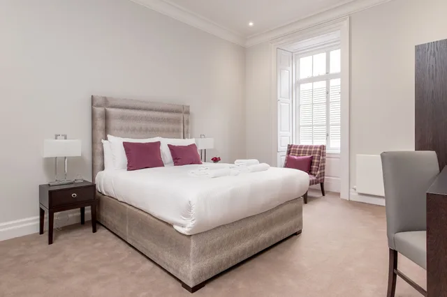 1 Bedroom, Apartment, King Bed, Destiny Scotland Chisholm Hunter Suites 1/2