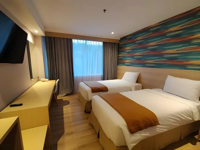 غرفة ديلوكس بسريرين منفصلين، Lereng Bromo Hotel 2/2