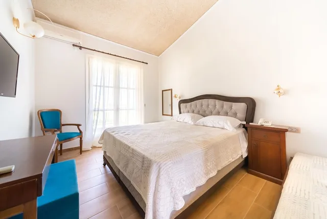 غرفة ديلوكس بسرير كوين بإطلالة على البحر مع أريكة، Hotel Agia Markella 3/10