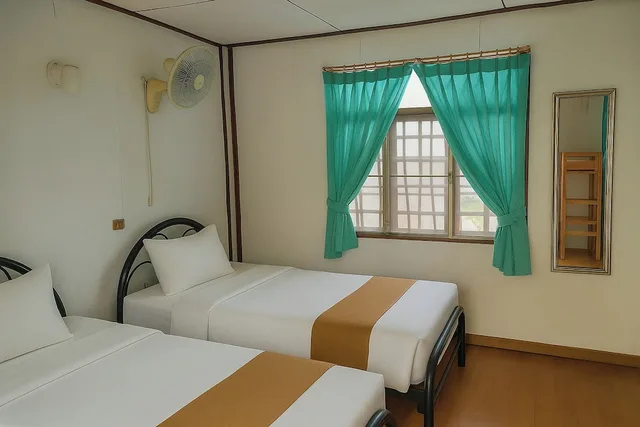 Bungalow, Twin Beds, with Fan, Palm Point Village 1/4