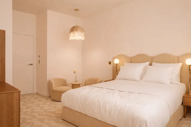غرفة بسرير كوين، Hotel Le Berger 6/10