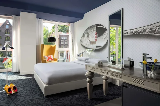 غرفة بسرير كينج بإطلالة على القناة، Andaz Amsterdam Prinsengracht 3/3