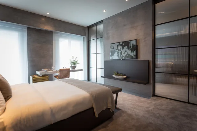 جناح متصل تنفيذي بسرير كينج بإطلالة على الحديقة، The Mill Hotel Bomonti 2/4