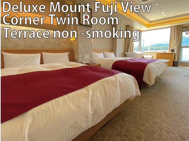 غرفة ديلوكس ركنية بسريرين منفصلين بإطلالة على الجبل بشرفة، The Noborisaka Hotel 1/2