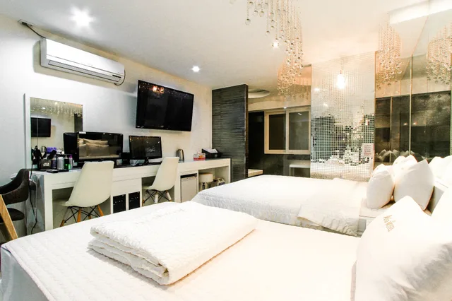 جناح بسرير مزدوج وسرير فردي، Hotel Aria Nampo 7/10