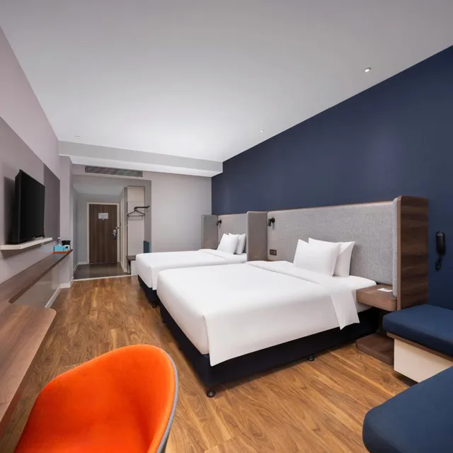 غرفة قياسية بسريرين كوين، Holiday Inn Express Xi'an Bell Tower 5/7