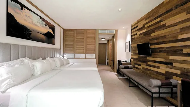 غرفة ديلوكس رباعية بسريرين كوين، Sugar Marina Resort Cliffhanger Aonang 2/8