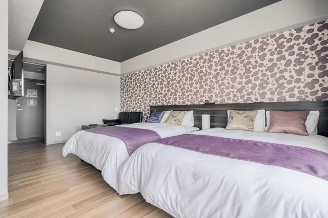 Deluxe, 2 Double Beds, Sofa, Bon Condominium Namba Ebisu 4/10