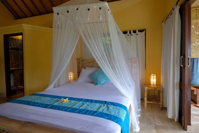 2 Bedrooms, Panoramic, 2 Queen Beds, Valley View، Sunrise Villa Ubud 3/3