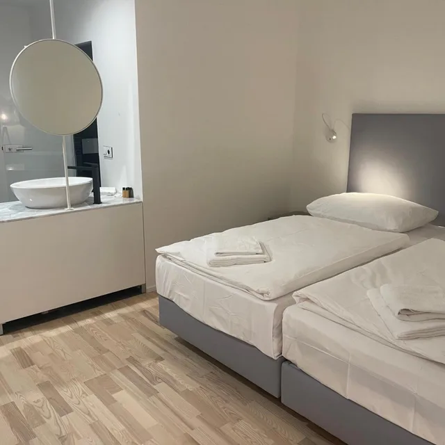غرفة ديلوكس بسرير مزدوج أو سريرين منفصلين، Hotel Praha Liberec 2/9