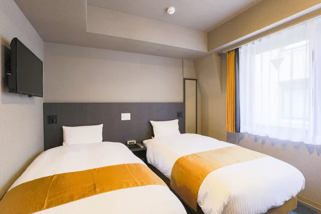 غرفة اقتصادية بسريرين منفصلين، KOKO HOTEL Shimbashi Onarimon 1/4
