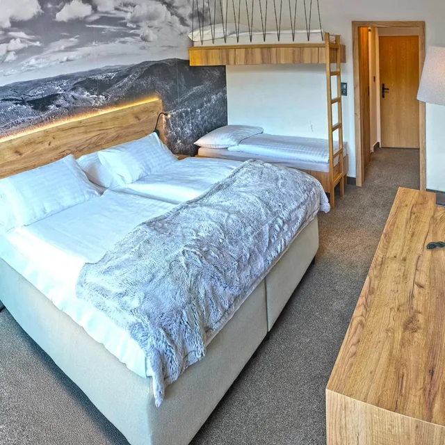 Superior, Family, Bunk Bed, Balcony, Pool Access، Wellness Hotel Svornost 3/7