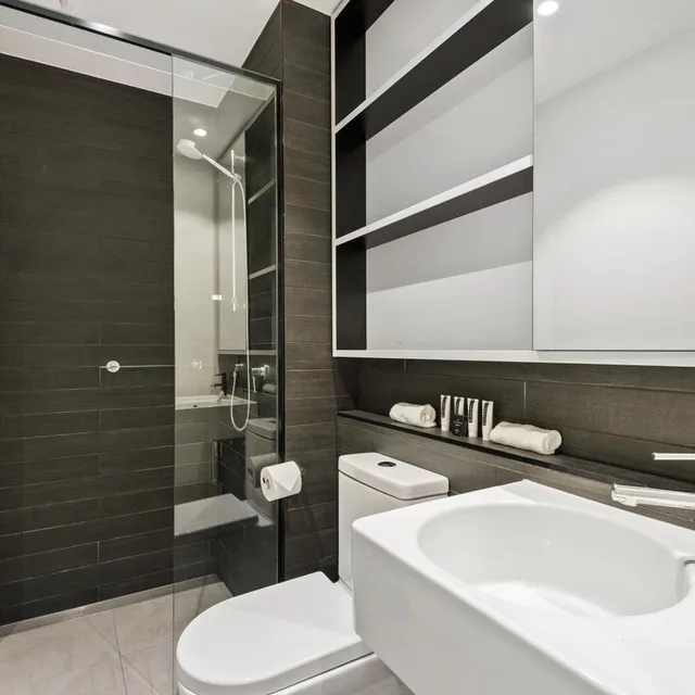 شقة ديلوكس بغرفتي نوم، District Apartments Fitzroy 6/7