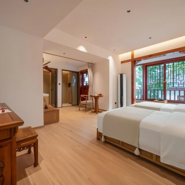 غرفة سوبيريور بسريرين منفصلين، Yangshuo River View Hotel 6/9
