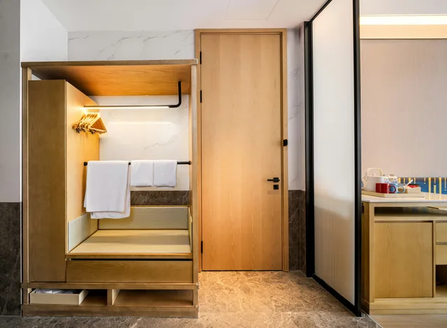 غرفة بسرير كينج لذوي الإعاقة، Hilton Garden Inn Fenyang Yulongwan 8/9