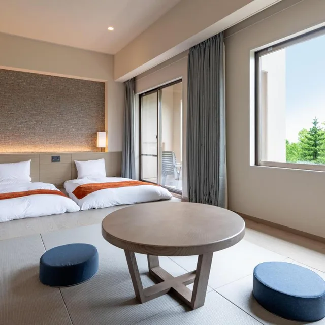 غرفة بسريرين منفصلين، Urabandai Grandeco Tokyu Hotel 1/3