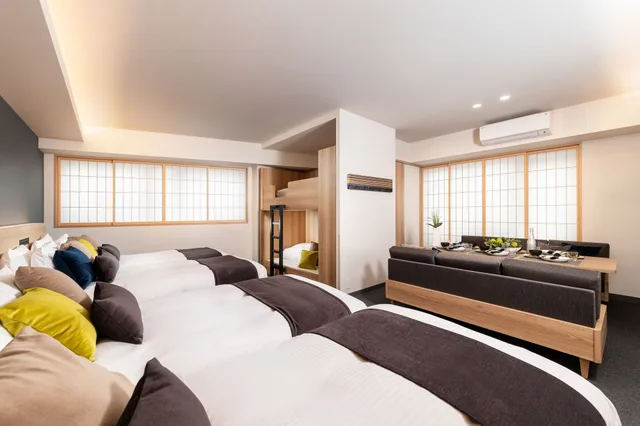 شقة سوبيريور عائلية بأربعة أسرّة وسرير بطابقين، MIMARU TOKYO GINZA EAST 2/3