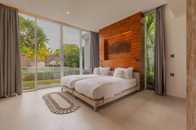 3 Bedrooms, Villa, 2 Double and Twin Beds, Private Pool، Taman Mesari Luxury Villas-Seminyak 1/1