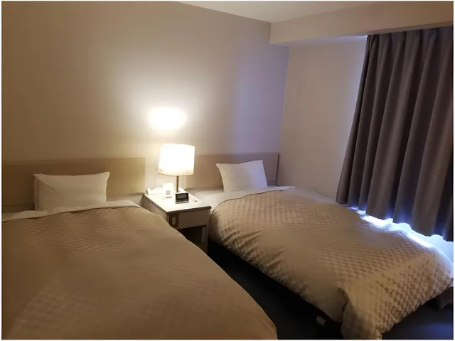 غرفة ركنية بسريرين منفصلين، Hotel Lexton Tokunoshima 2/2