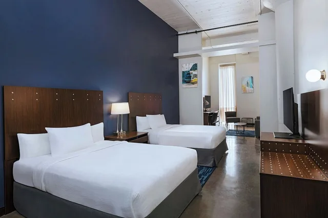 جناح تنفيذي بسريرين كوين، Fairfield Inn And Suites Dallas Downtown 1/10