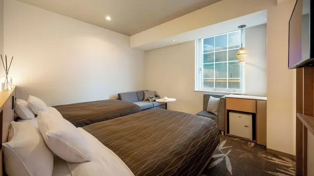 غرفة سوبيريور بسريرين منفصلين للمدخنين، Sendai Washington Hotel 1/7
