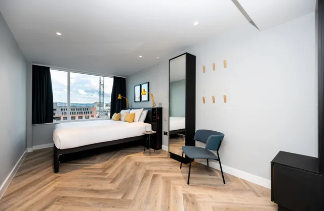 شقة بسرير مزدوج بغرفة نوم واحدة مع أريكة لذوي الإعاقة، Staycity Aparthotels Dublin City Centre 2/4