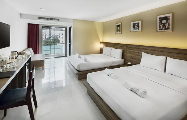 غرفة عائلية بسريرين كوين، Diamond Residence Ratchada Hotel 1/1