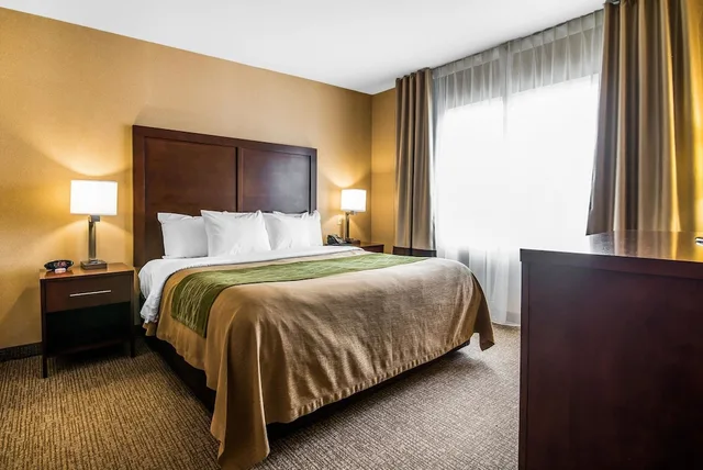 غرفة قياسية مفردة بسرير كينج لذوي الإعاقة، Quality Inn & Suites Towanda PA 2/5