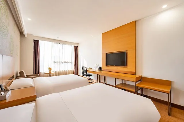 Feature, Twin Beds، GreenTree Inn Xi'an Gaoling District Handan Industrial Park Express Hotel 2/2
