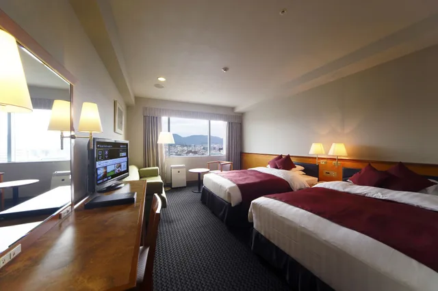 Room, Single, Twin Beds, Large, Hotel Nikko Nara 5/10