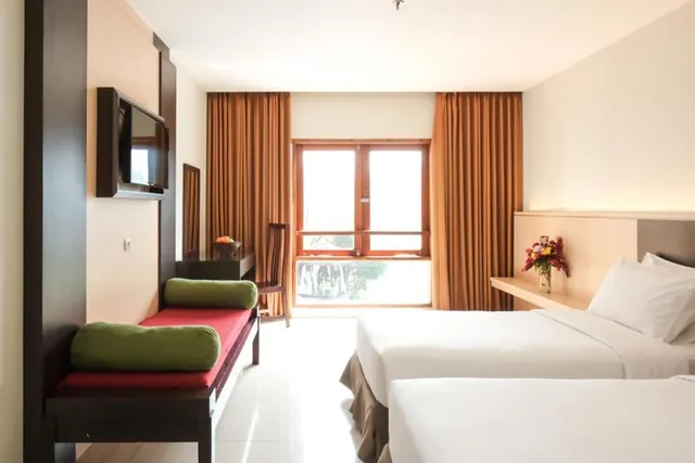 Deluxe, Twin Beds, Mountain View, No Balcony، The Grand Hill Bistro Cafe Resort Hotel 3/7