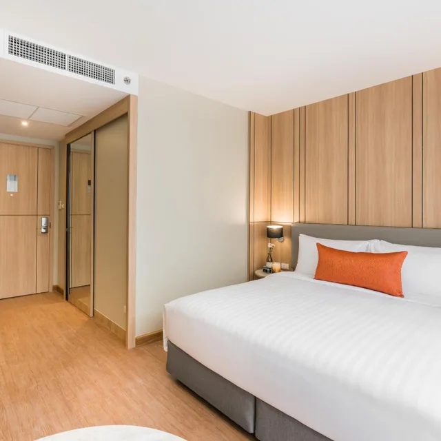 غرفة ديلوكس بسرير مزدوج بإطلالة على المدينة، The Key Premier Hotel Sukhumvit 5/10